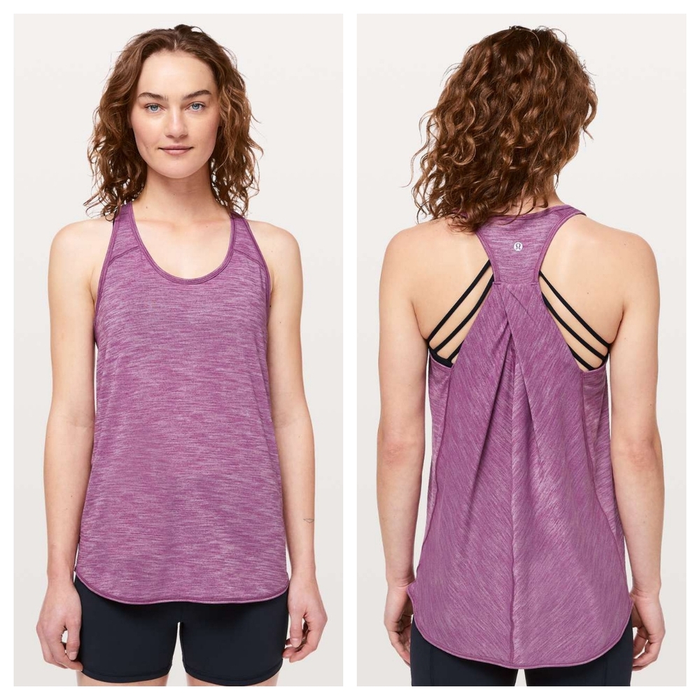 Lululemon Essential Tank Heathered Vintage Plum